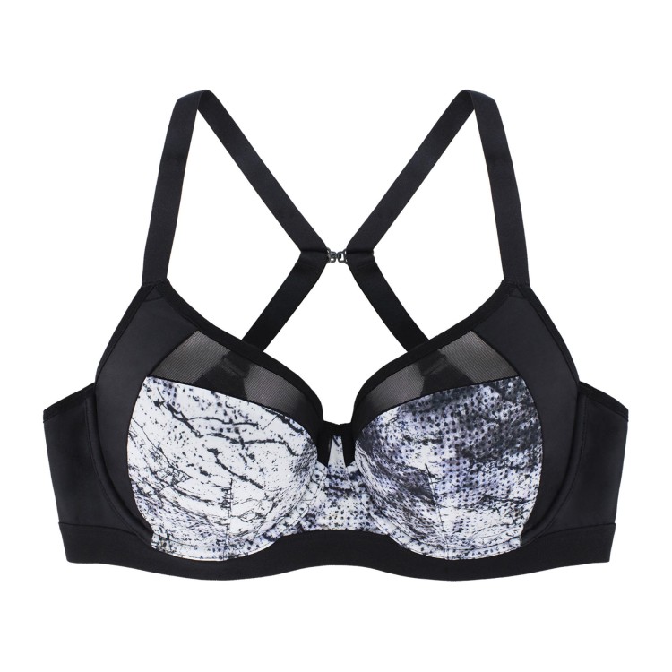 Biustonosz sportowy miękki na fiszbinie