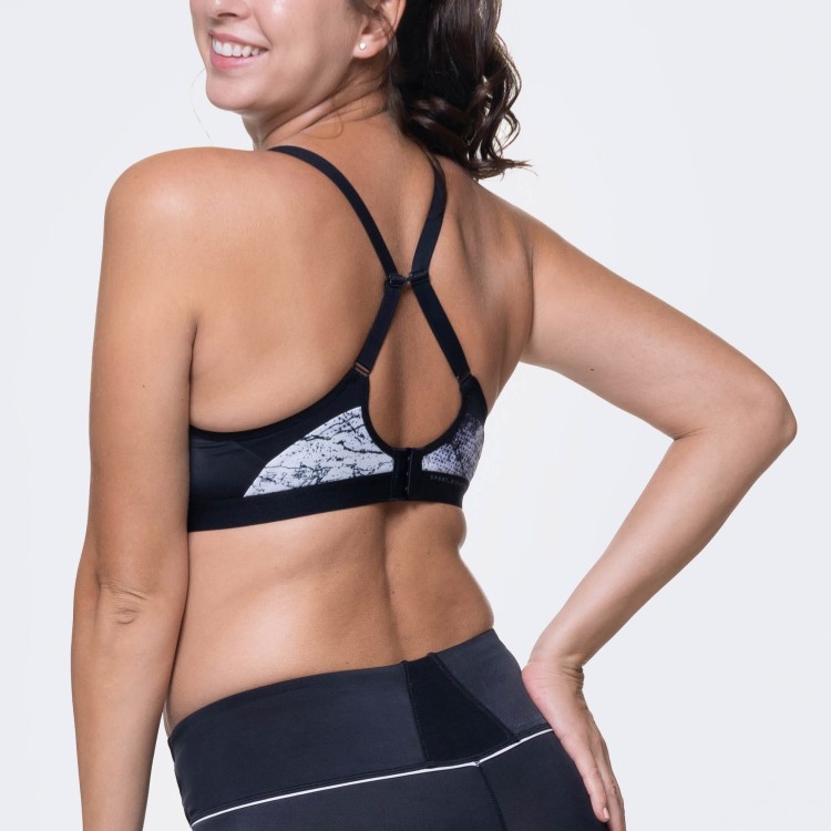 Biustonosz sportowy miękki na fiszbinie