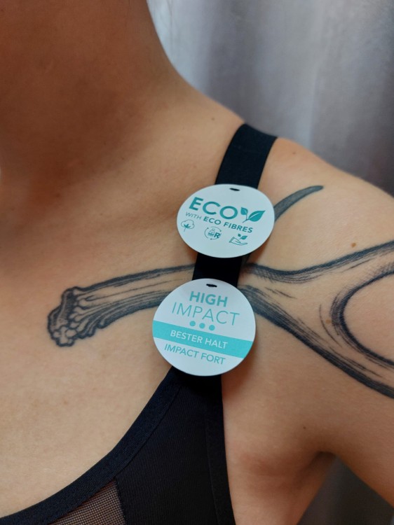 Biustonosz sportowy miękki na fiszbinie