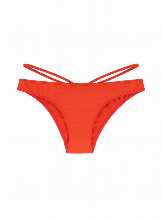 Strój kąpielowy bikini w kolorze neonowego pomarańczu