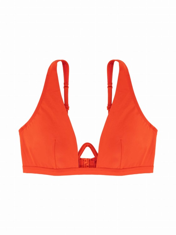 Strój kąpielowy bikini w kolorze neonowego pomarańczu