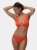 Strój kąpielowy bikini w kolorze neonowego pomarańczu