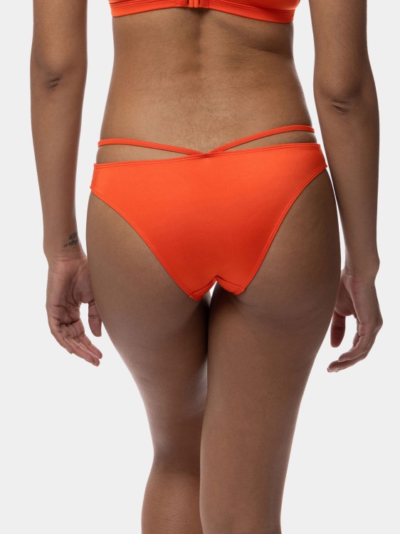 Strój kąpielowy bikini w kolorze neonowego pomarańczu