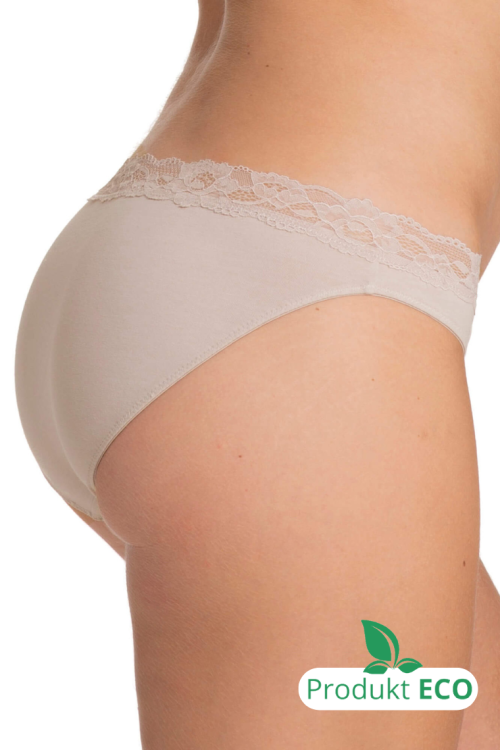 Figi bawełniane beżowe