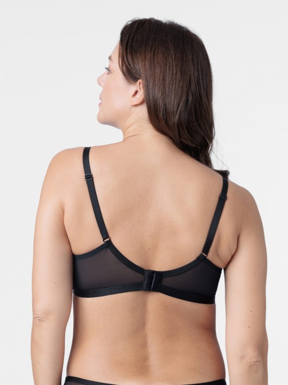 Miękki biustonosz na fiszbinie na większe biusty