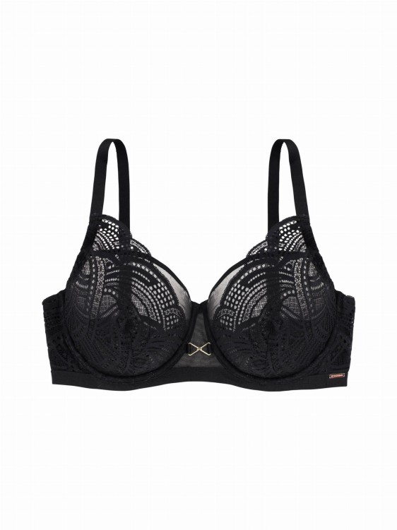 Miękki biustonosz na fiszbinie na większe biusty