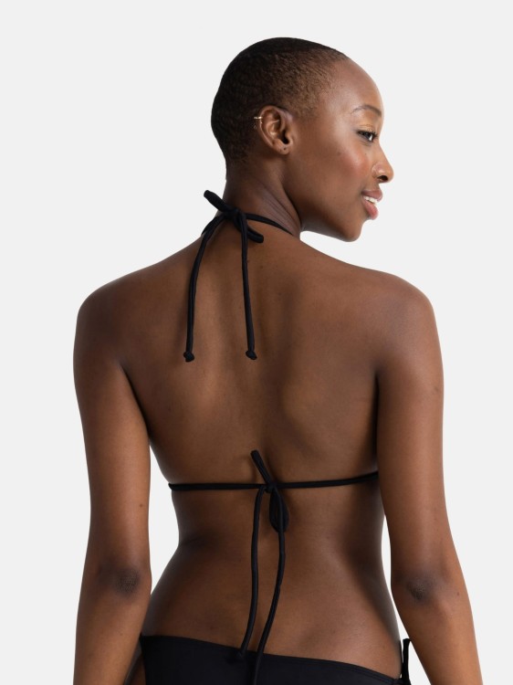 Strój kąpielowy typu bikini z kolorowym haftem