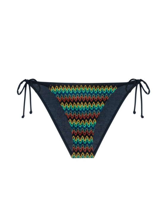 Strój kąpielowy typu bikini z kolorowym haftem