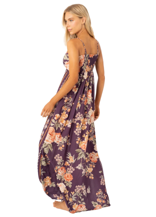 Zwiewna sukienka maxi w kwiaty Della