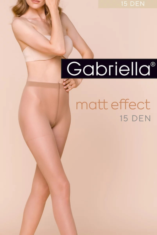 15 DEN Rajstopy transparentne matowe typu druga skóra Matt