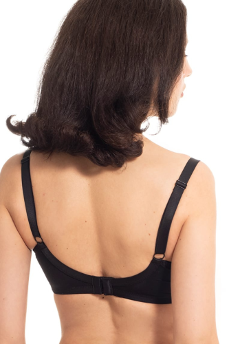 Biustonosz miękki z fiszbiną czarny
