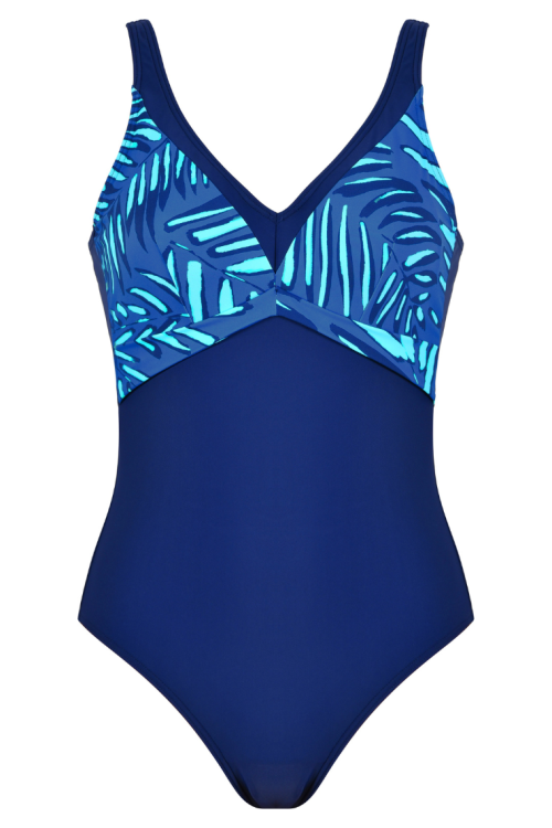 Jednoczęściowy strój kąpielowy modelujący sylwetkę