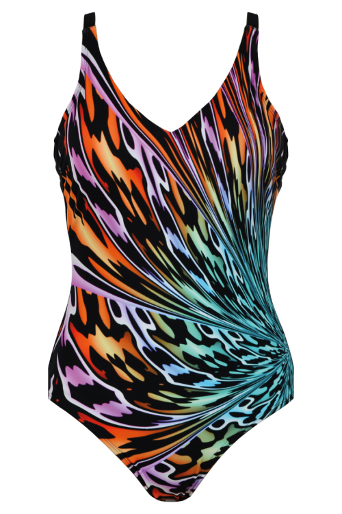 Jednoczęściowy strój kąpielowy modelujący sylwetkę