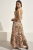 Długa letnia sukienka z wiskozy