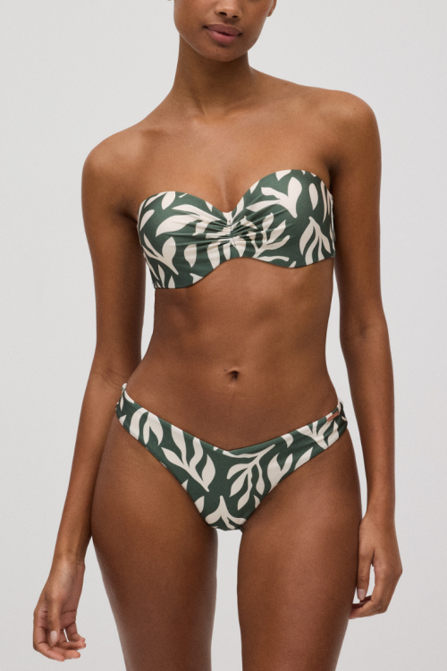 Strój kąpielowy z biustonoszem bandeau push up
