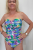Modelujący jednoczęściowy strój kąpielowy bandeau