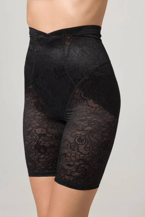 Szorty modelujące w stylu retro czarne