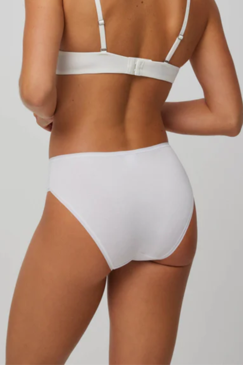 Klasyczne bawełniane figi białe