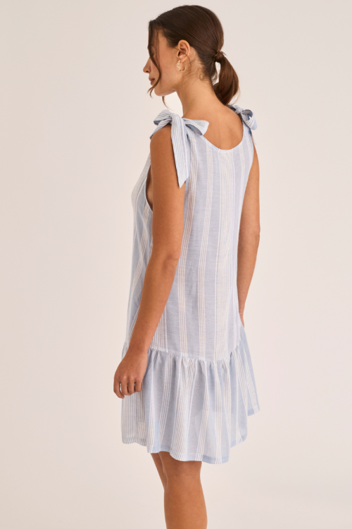 Wiskozowa letnia sukienka/koszula nocna błekitna