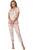 Piżama damska z bawełny i modalu z krótkim rękawem