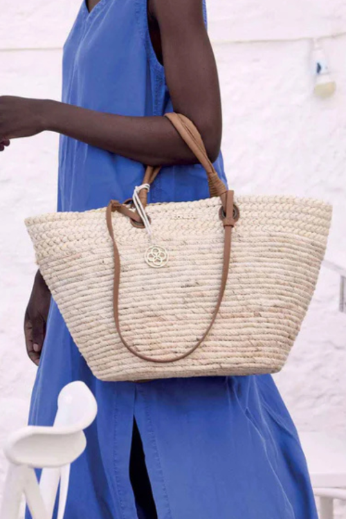 Duża torba plażowa koszyk