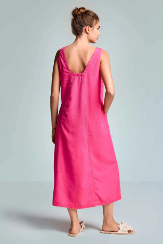 Sukienka maxi bez rękawów z Tencelu