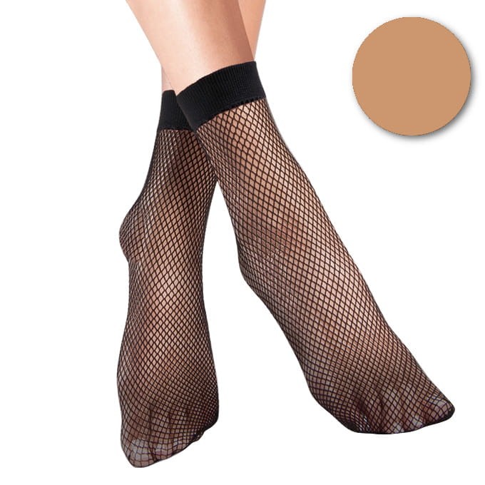 Skarpetki damskie o klasycznym splocie kabaretki Jessica