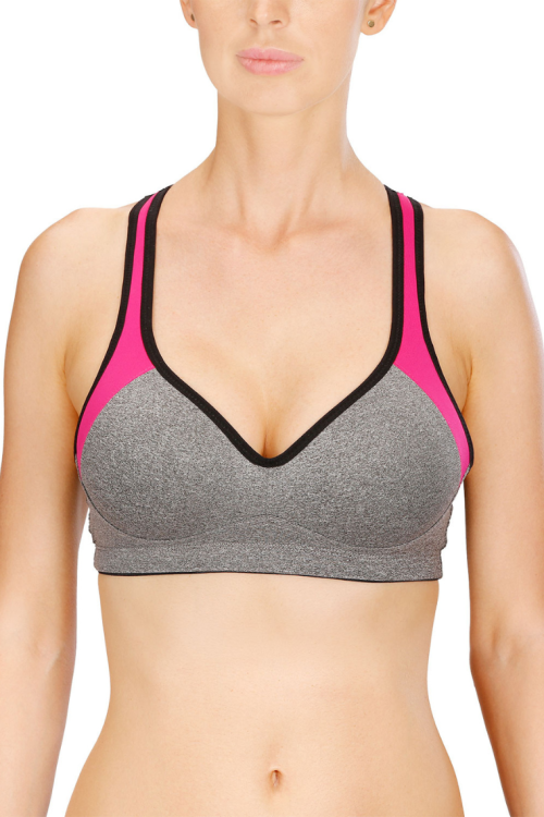 Biustonosz sportowy usztywniany bez fiszbin