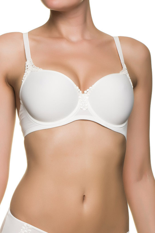 CAROLA Biustonosz spencer cups (oddychający) kremowy